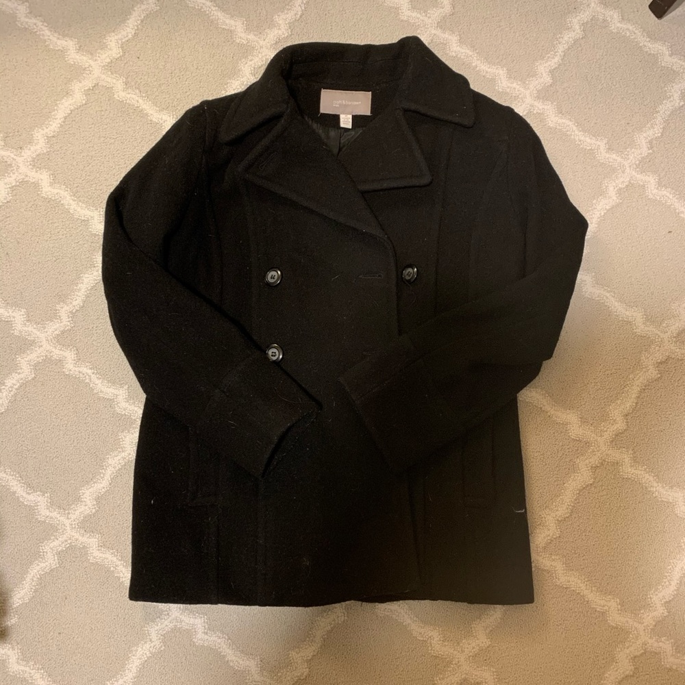WOOL CROFT & BARROW PEA COAT